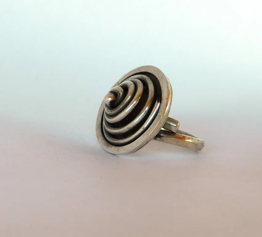 Antique Silver 3-Ring Hairspring