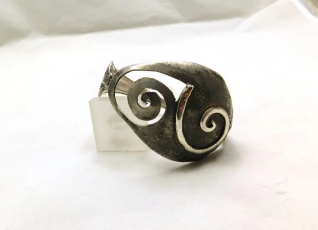 Silver spoon bracelet 1