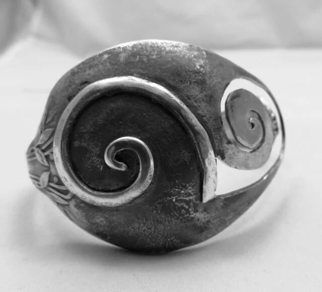 silver spoon bracelet